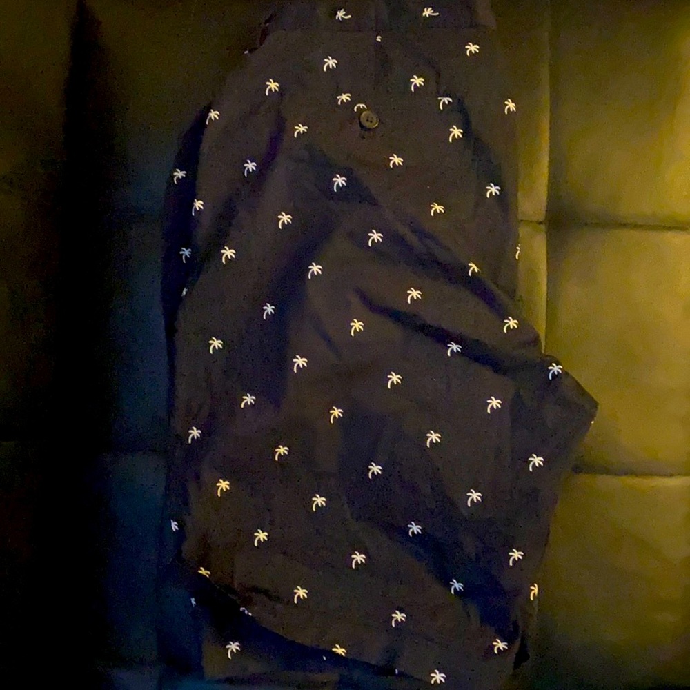 Palm tree cargo shorts